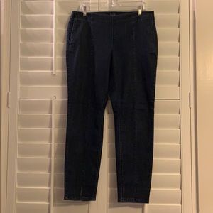 JJill Authentic Fit Front Slit Dress Jeans Size 12